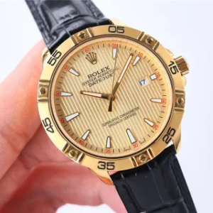 Rolex Inspired Datejust Gold Dial Watch